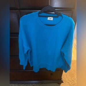 Bright Blue Crewneck Women’s Sweater size large